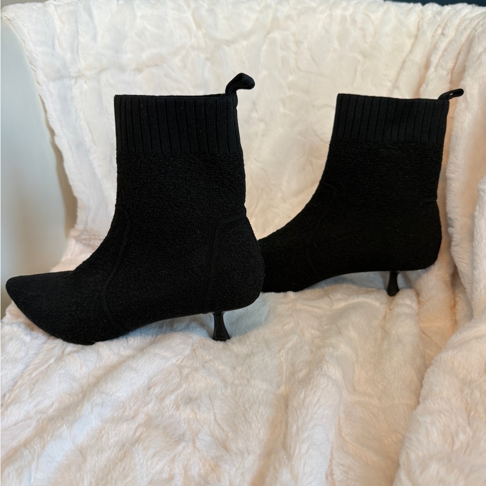 VIVAIA black sock booties, size 36